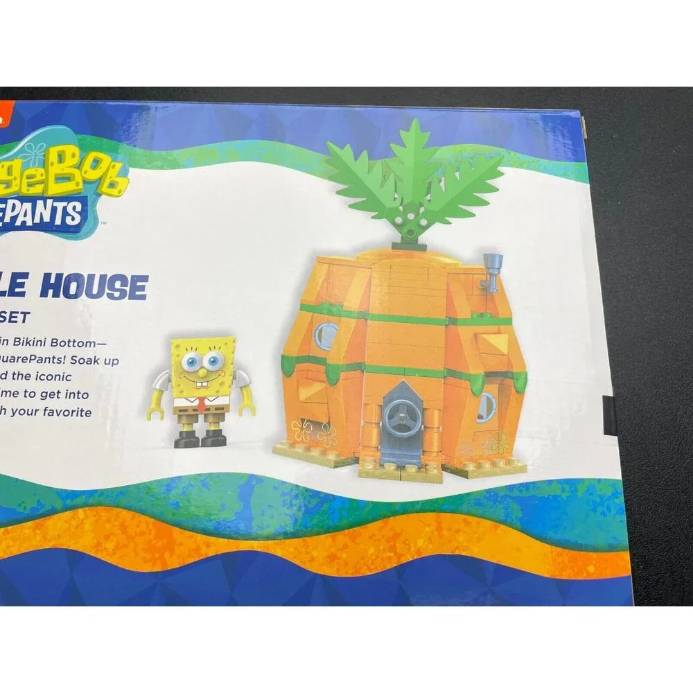 NEW~Nickelodeon ~SPONGEBOB~ Pineapple House Construction Set 131 PCS 6+
